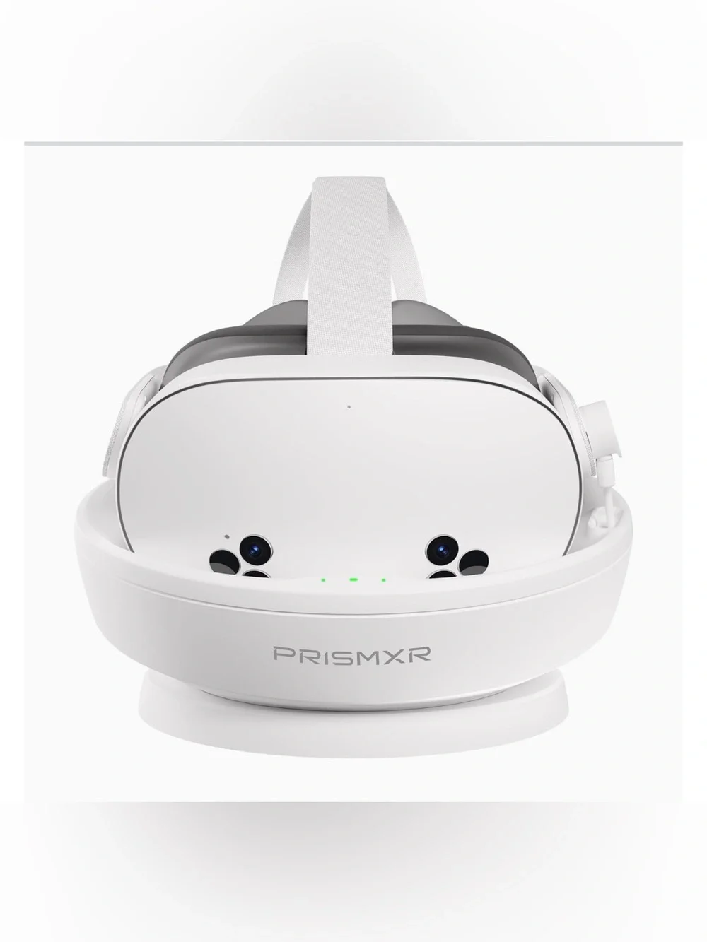 PRISMXR || Carina D1S Lite White Dual VR Controller Charging Dock - Quest 3S
